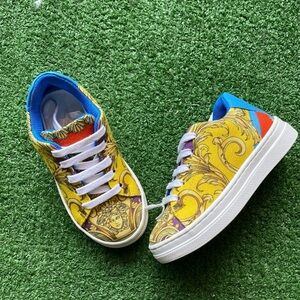 PRE-Owned Versace Barocco Toddler Shoes Size IT-EU 24
